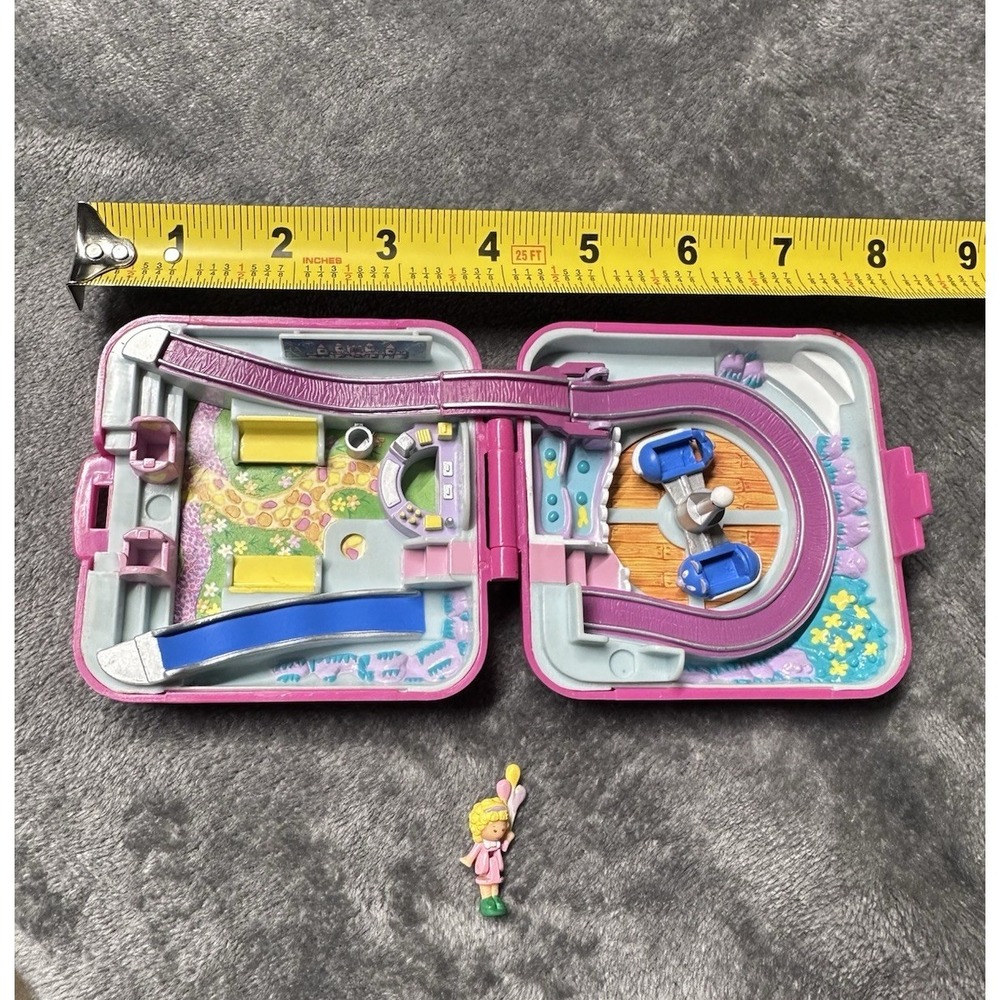 Vintage Polly Pocket 1989 Polly's World Fun Fair Amusement Park Figure Bluebird